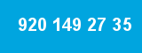 920 149 27 35 920 149 27 35